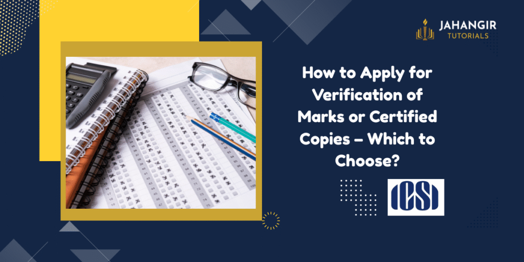 Verification of Marks