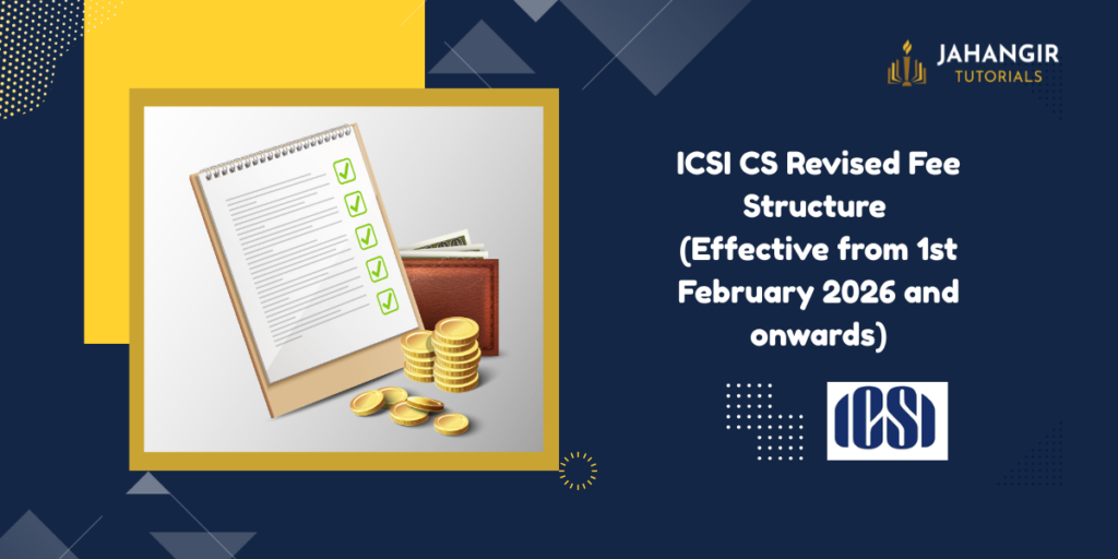 Revised CS Revised Fee Structure
