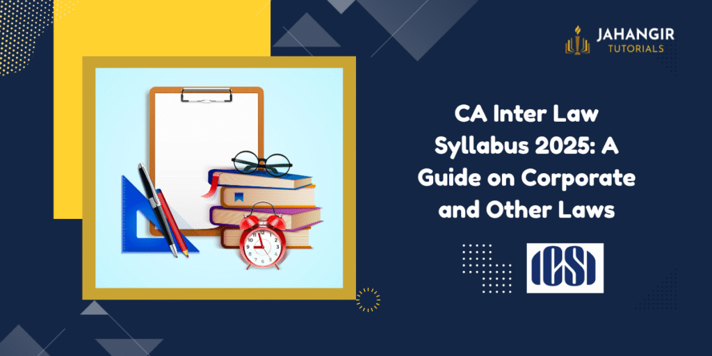 CA Inter Law Syllabus 2025