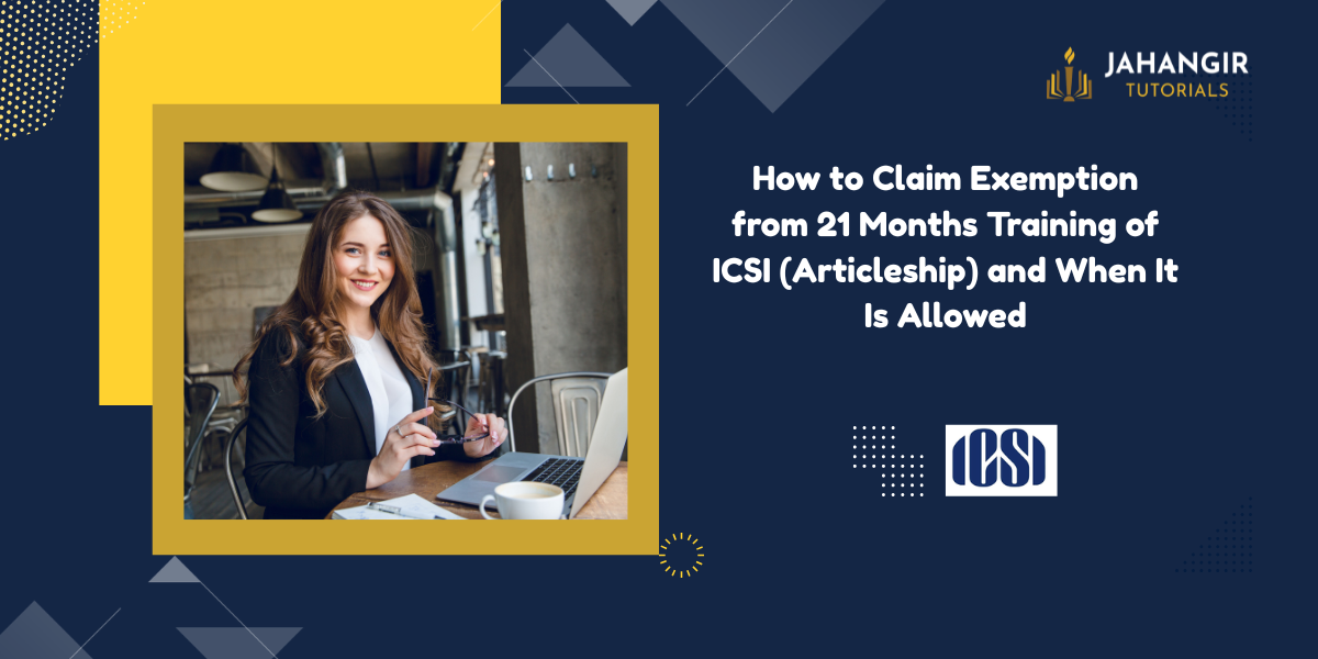 ICSI Training Exemption